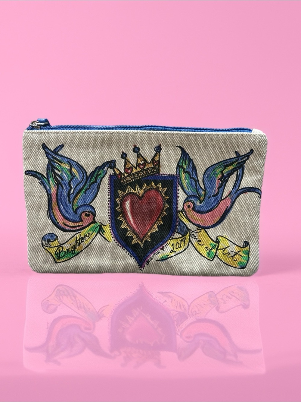 Brighton Beige Cosmetic Pouch